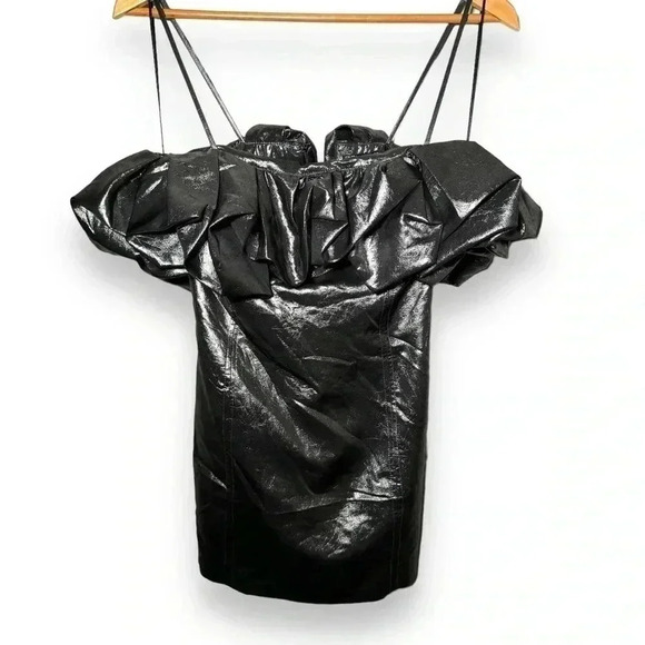 NWOT ZARA SHORT FULL DRESS XS *statement  dress - Picture 3 of 8